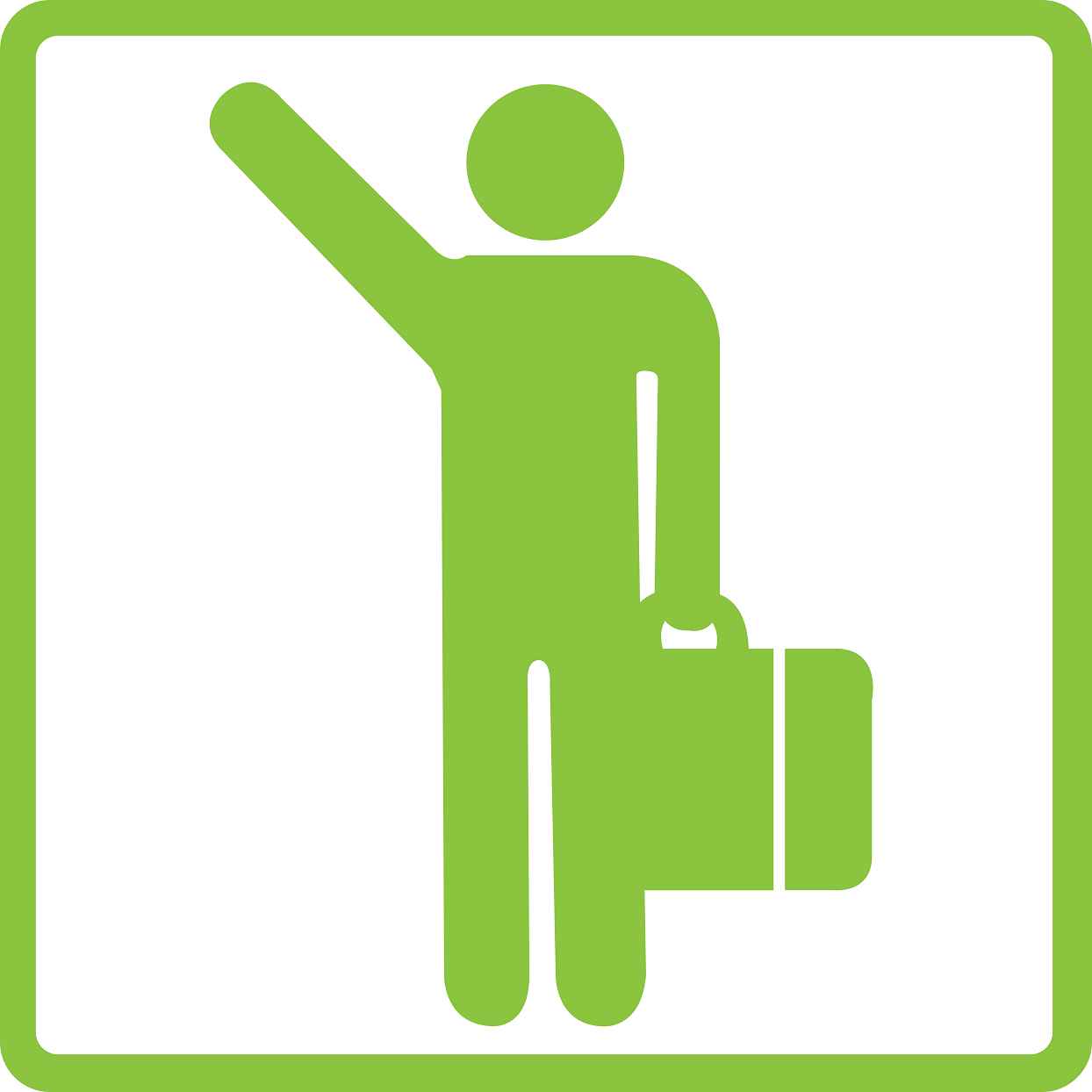 Pictogrammes de signalisation de bâtiment "Départ" 5-30 cm ES-PIKTO4720-67