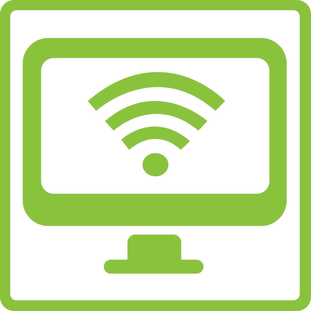 Pictogrammes de signalisation de bâtiment "Wifi" 5-30 cm ES-PIKTO5230-67