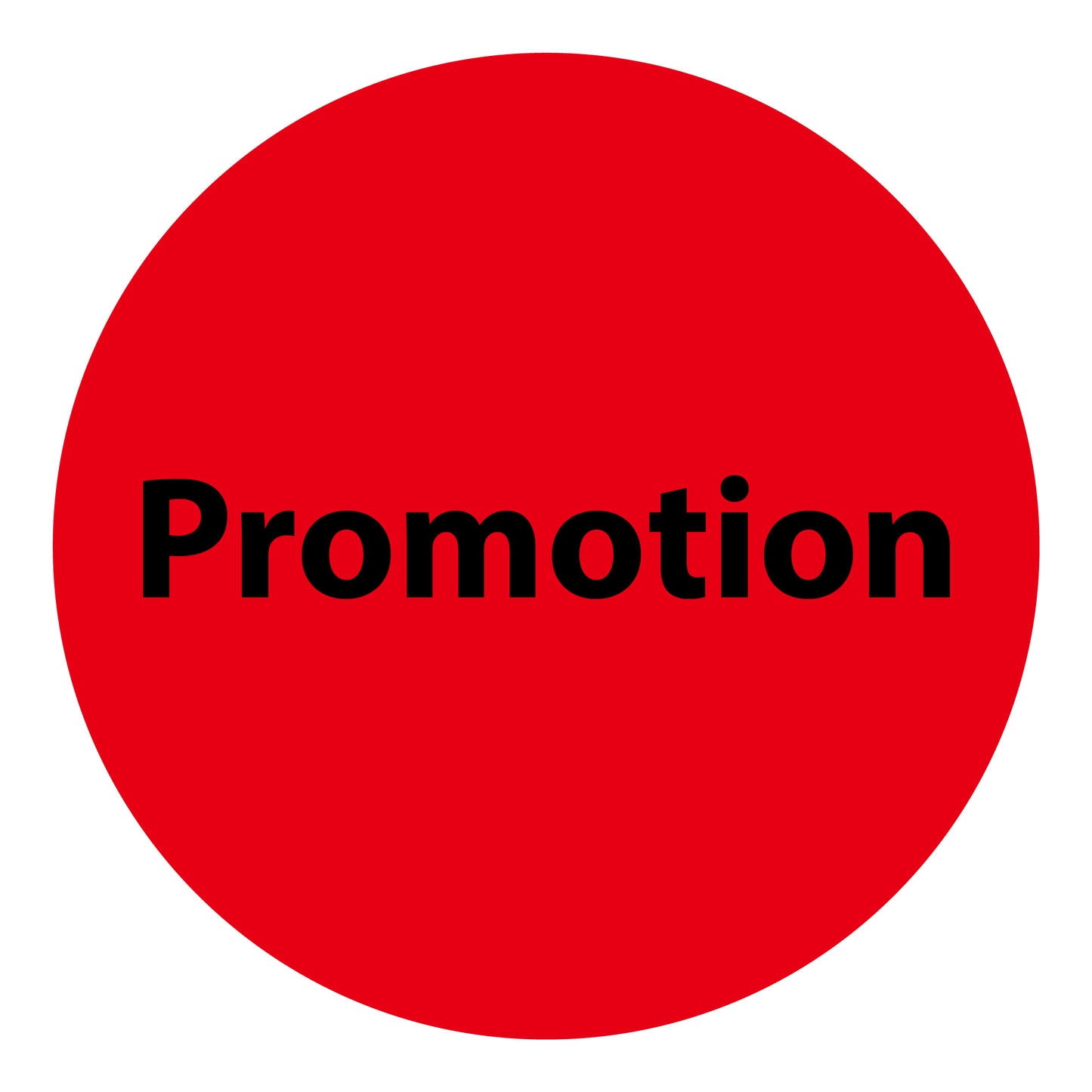 Autocollant promotionnel, autocollant d'offre et autocollant d'offre spéciale "Promotion" 10-60 cm F-PR-4800