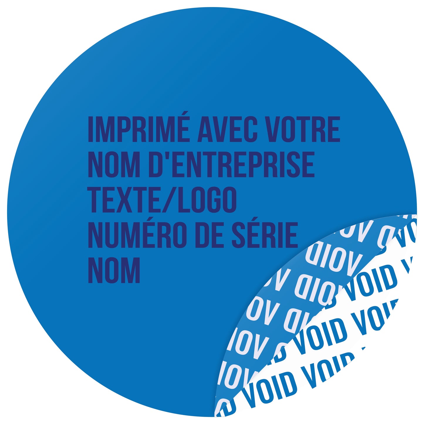 100 autocollants VOID, sceaux de garantie, étiquettes de sécurité de 30 mm de diamètre, imprimés avec le texte de votre choix, de la société EtikettenStar GmbH