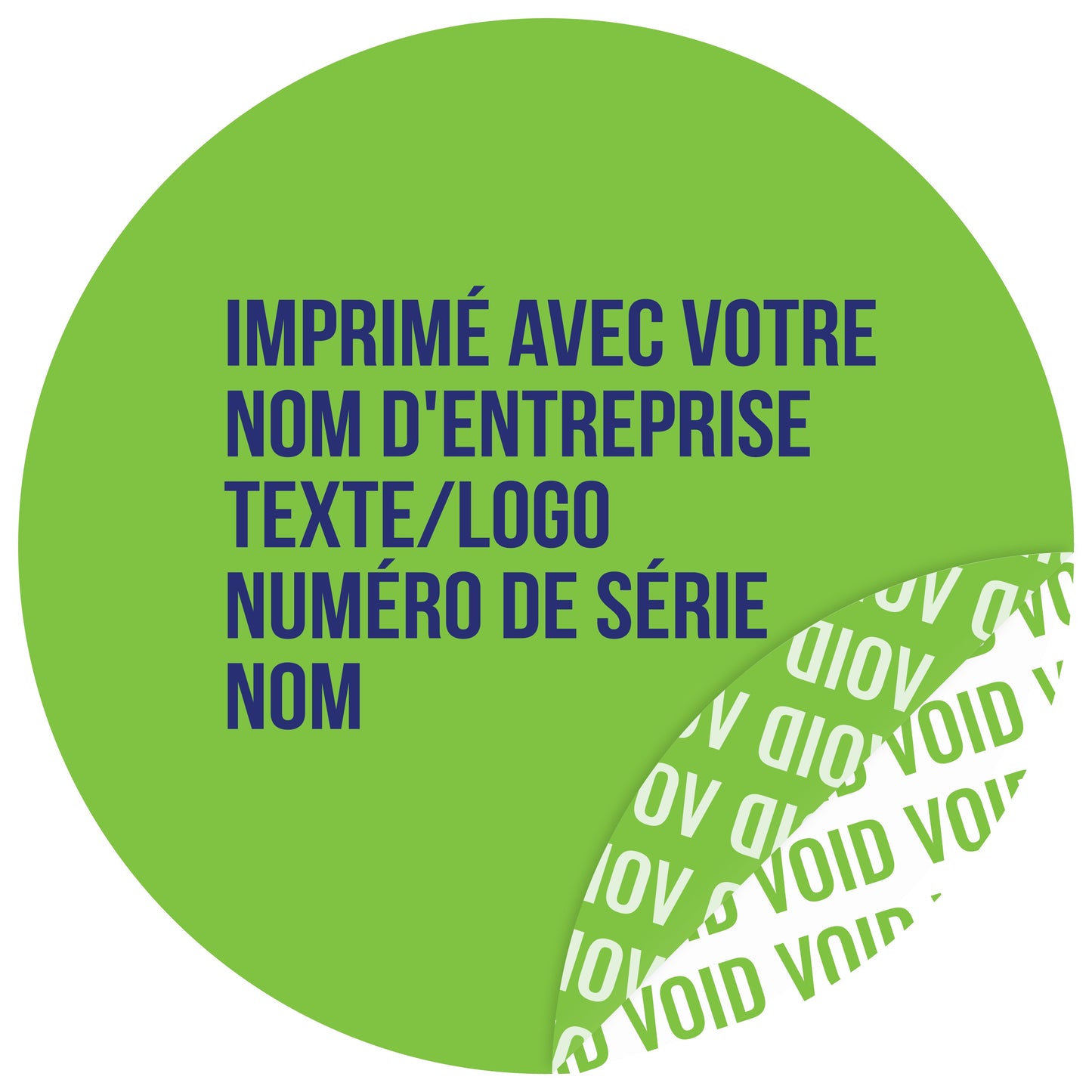 100 autocollants VOID, sceaux de garantie, étiquettes de sécurité de 30 mm de diamètre, imprimés avec le texte de votre choix, de la société EtikettenStar GmbH