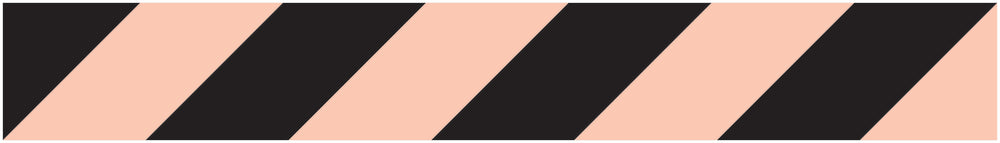 Autocollant "Bandes de sécurité" 20-80 cm rouge en plastique PVC F-STRIPES-10000-70x10-88-811