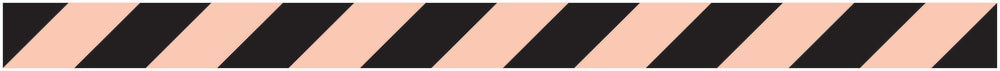 Autocollant "Bandes de sécurité" 20-80 cm rouge en plastique PVC LO-STRIPES-10000-70x5-88-811