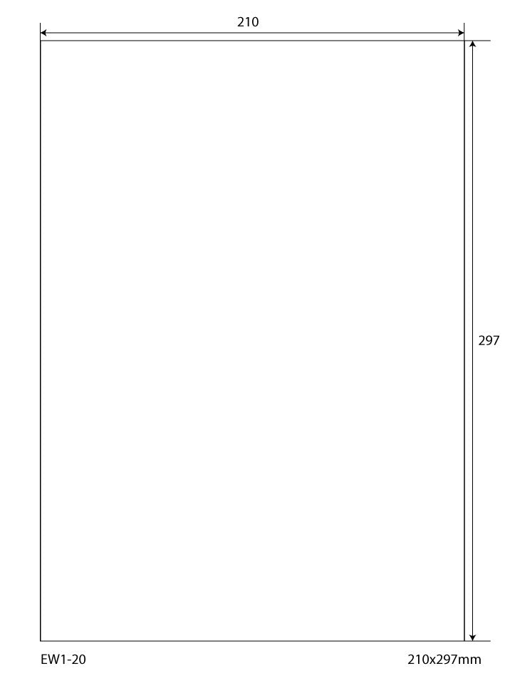 200 Étiquettes en Folie 210x297mm, sur 100 Feuilles Din A4, mat, auto-adhésif
