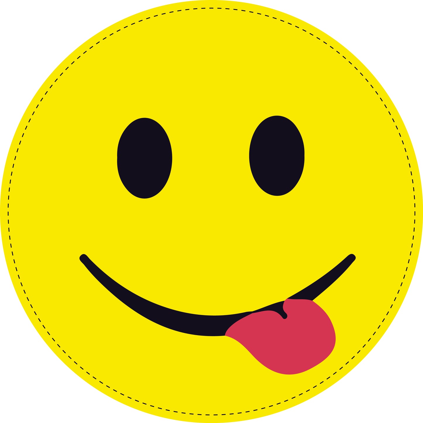 1000 autocollants souriants 2-10 cm, de grandes quantités à un prix très avantageux F-SMI-0140