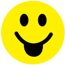 1000 autocollants souriants 2-10 cm, de grandes quantités à un prix très avantageux F-SMI-0380