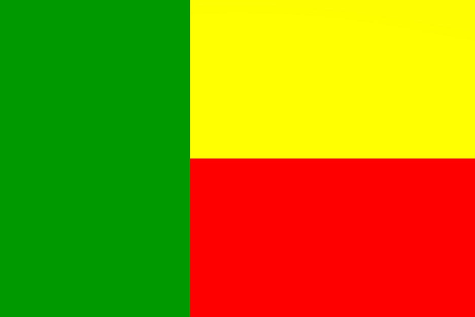 Autocollant drapeau du Bénin 5-60cm Résistant aux intempéries F-FL-BEN