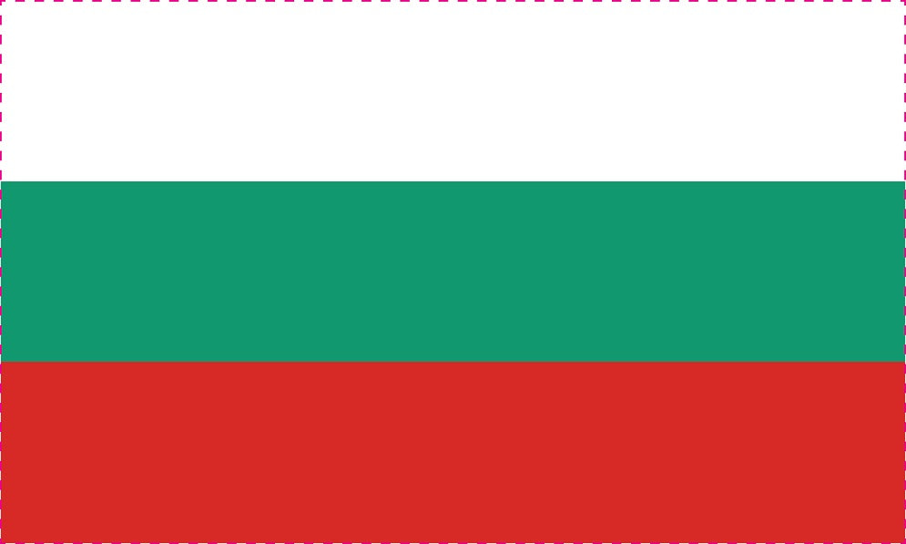 Autocollant drapeau de la Bulgarie 5-60cm Résistant aux intempéries F-FL-BUL