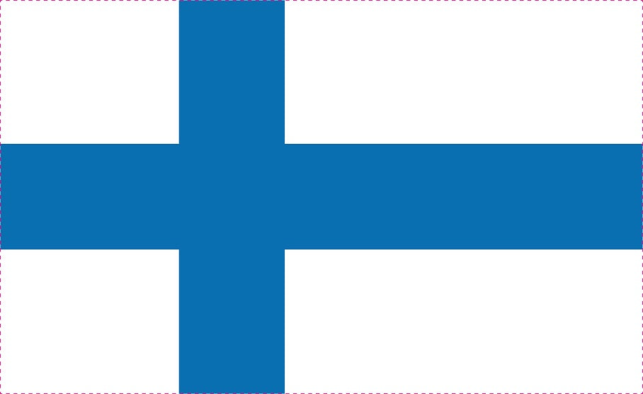 Autocollant drapeau de la Finlande 5-60cm Résistant aux intempéries F-FL-FIN