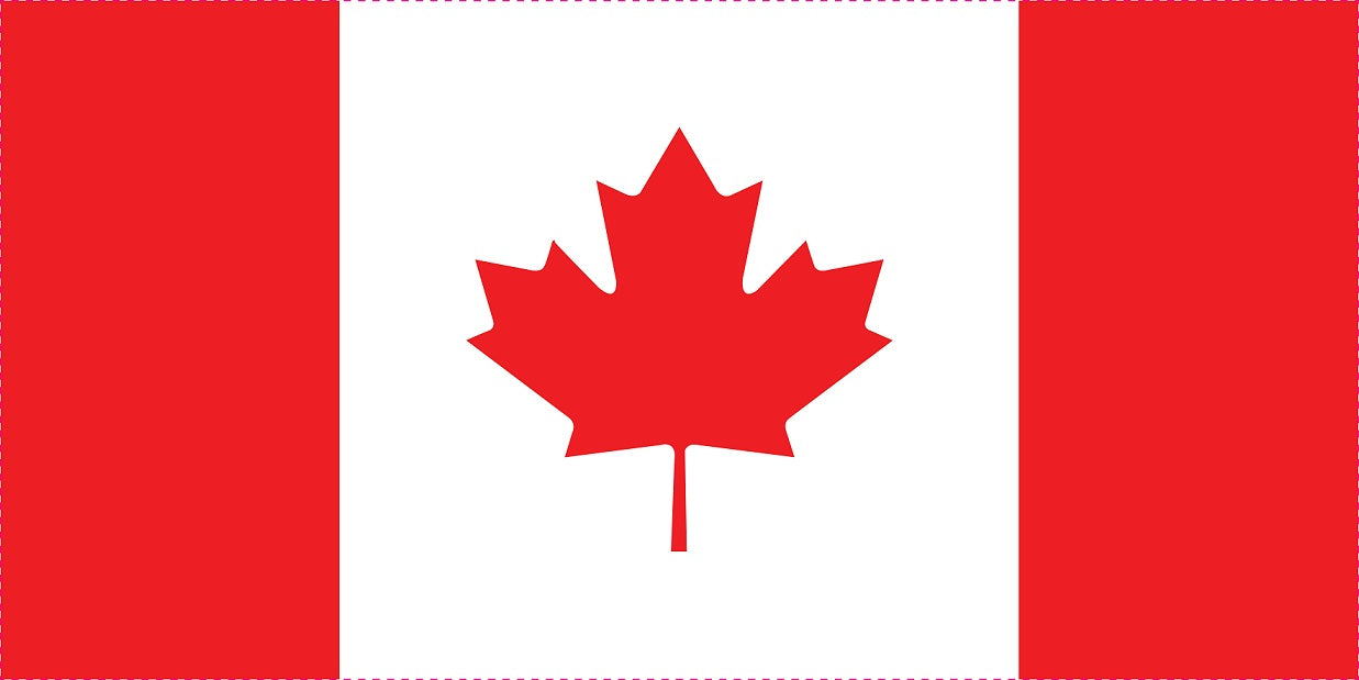 Autocollant drapeau du Canada 5-60cm Résistant aux intempéries F-FL-KAN