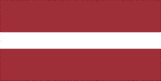 Autocollant drapeau de la Lettonie 5-60 cm Résistant aux intempéries F-FL-LET