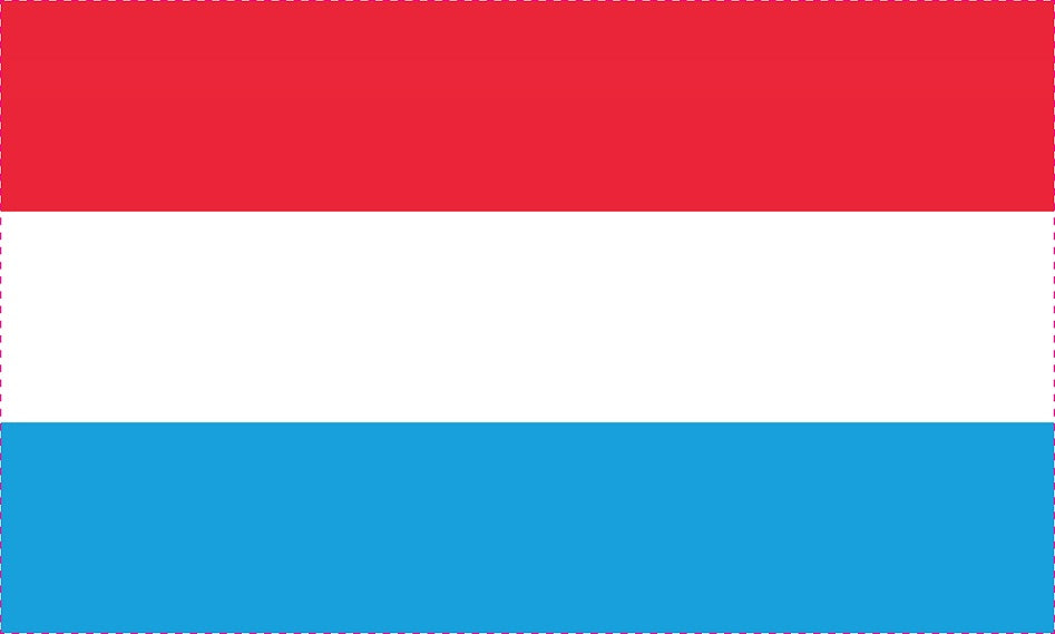 Autocollant drapeau du Luxembourg 5-60 cm Résistant aux intempéries F-FL-LUX