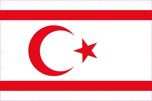Autocollant drapeau de la Turquie 5-60cm Résistant aux intempéries F-FL-NOC