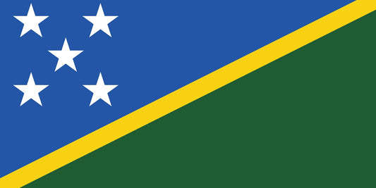 Autocollant drapeau des Îles Salomon 5-60cm Résistant aux intempéries F-FL-SAL
