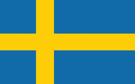 Autocollant drapeau de la Suède 5-60cm Résistant aux intempéries F-FL-SCH