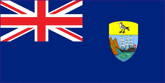 Autocollant drapeau de Sainte-Hélène 5-60 cm Résistant aux intempéries F-FL-SHL