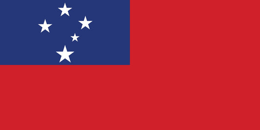 Autocollant drapeau de Samoa 5-60 cm Résistant aux intempéries F-FL-SMO