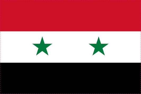 Autocollant drapeau de la Syrie 5-60cm Résistant aux intempéries F-FL-SYR