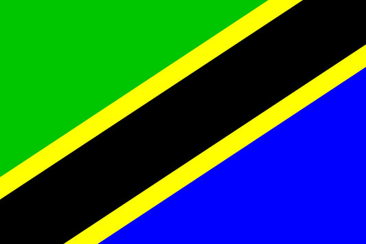 Autocollant drapeau de la Tanzanie 5-60cm Résistant aux intempéries F-FL-TAN