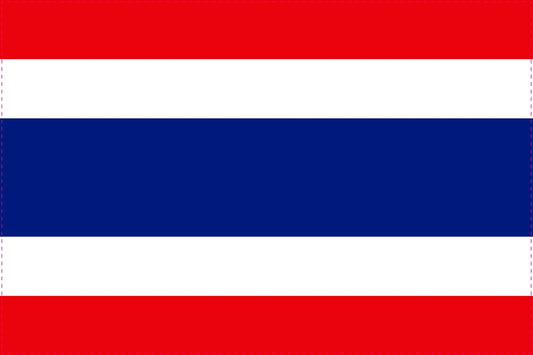 Autocollant drapeau de la Thaïlande 5-60cm Résistant aux intempéries F-FL-THA