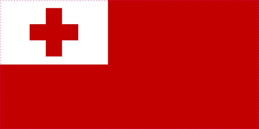 Autocollant drapeau des Tonga 5-60cm Résistant aux intempéries F-FL-TON