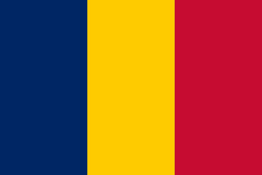 Autocollant drapeau de la Roumanie 5-60cm Résistant aux intempéries F-FL-TSC