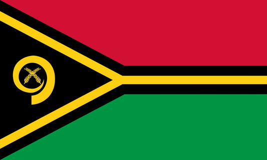 Autocollant drapeau du Vanuatu 5-60cm Résistant aux intempéries F-FL-VAN