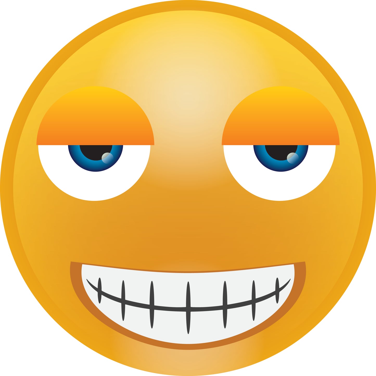 Autocollant smiley taille 2 - 60 cm F-SMI-10230