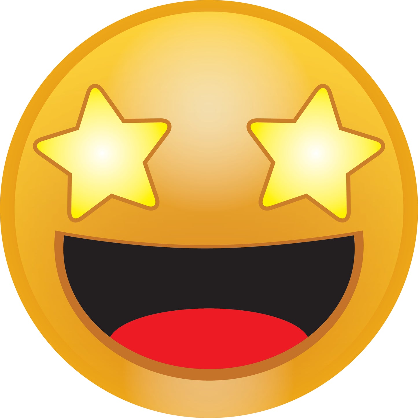 Autocollant smiley taille 2 - 60 cm F-SMI-10470