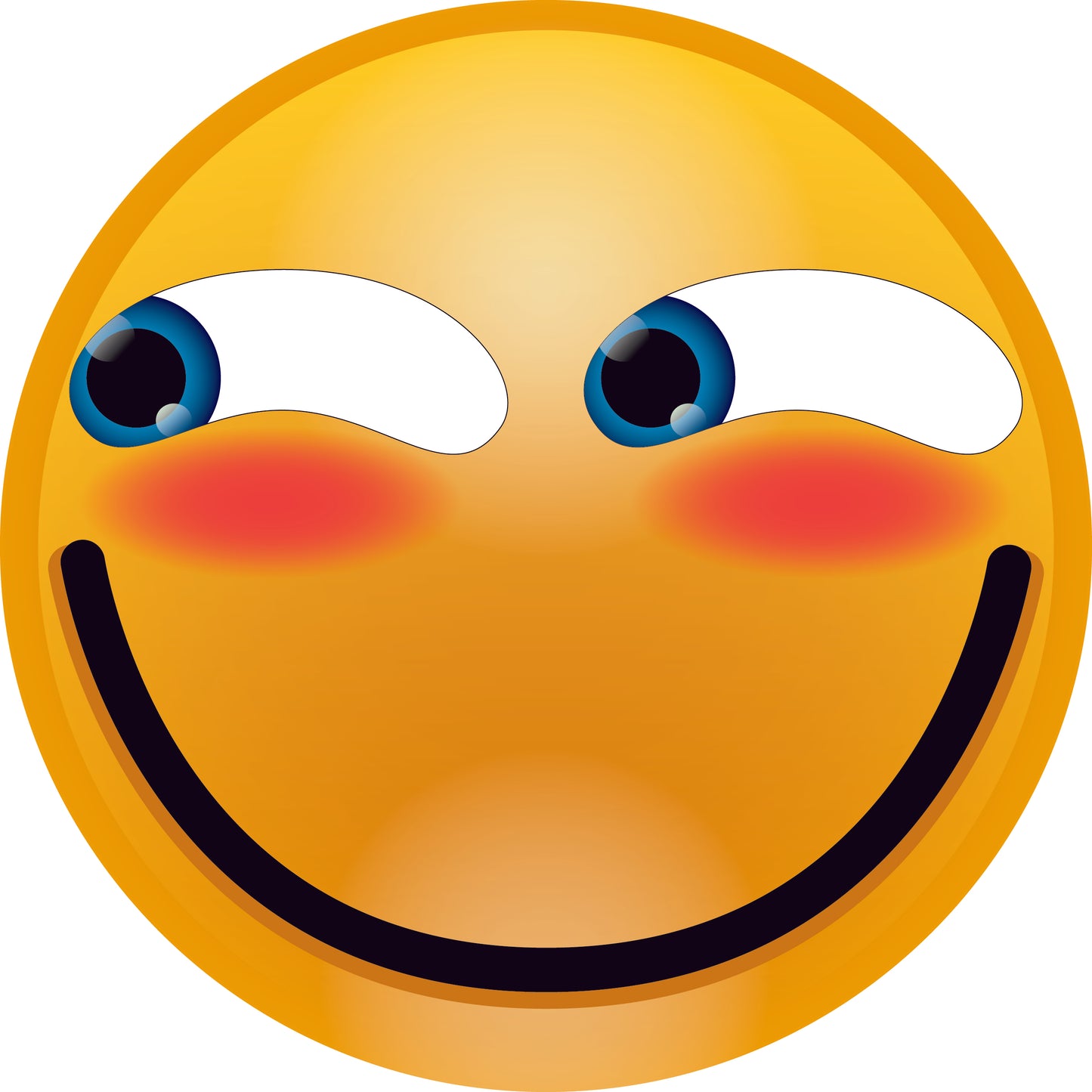 Autocollant smiley taille 2 - 60 cm F-SMI-10550