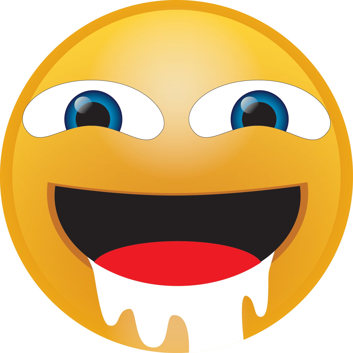 Autocollant smiley taille 2 - 60 cm F-SMI-10590