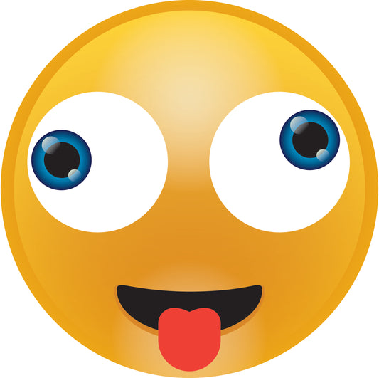 Autocollant smiley taille 2 - 60 cm F-SMI-10660