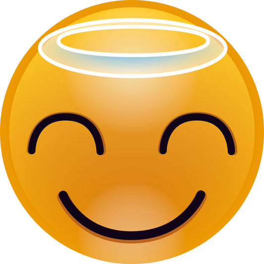 Autocollant smiley taille 2 - 60 cm F-SMI-10760