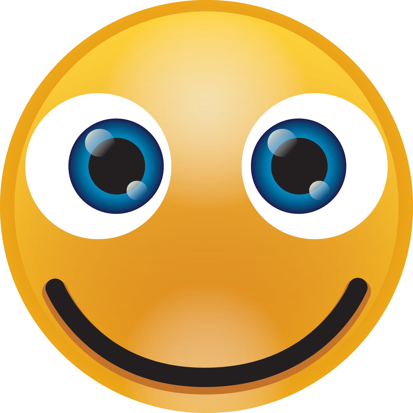 Autocollant smiley taille 2 - 60 cm F-SMI-10780