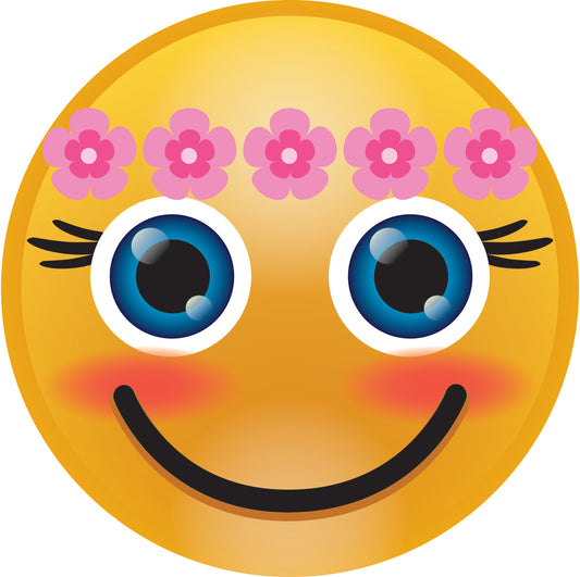 Autocollant smiley taille 2 - 60 cm F-SMI-10800