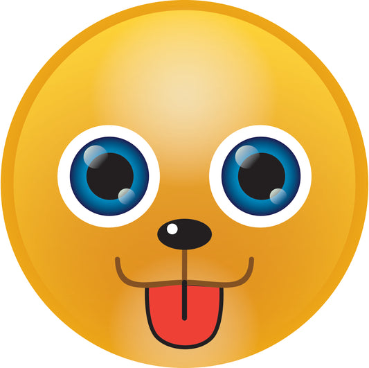 Autocollant smiley taille 2 - 60 cm F-SMI-10820