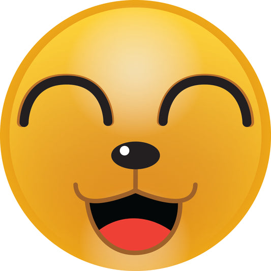 Autocollant smiley taille 2 - 60 cm F-SMI-10830