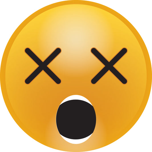 Autocollant smiley taille 2 - 60 cm F-SMI-10920