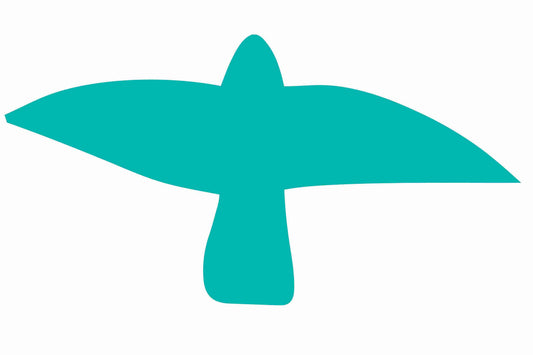 Autocollant de protection pour oiseaux 60–100 cm ES-VOG-10-802, couleur vert clair, en plastique résistant aux intempéries.
