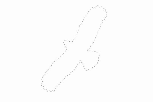 Autocollant de protection contre les oiseaux 60-100 cm ES-VOG-100-0, couleur blanche, en plastique résistant aux intempéries.