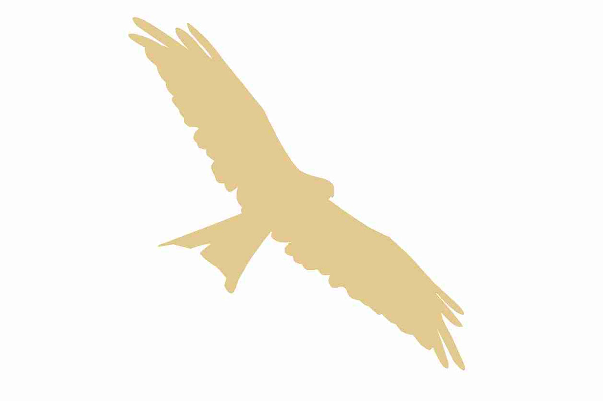 Autocollant de protection pour oiseaux 60–100 cm ES-VOG-130-GOG, or brillant, en plastique résistant aux intempéries.