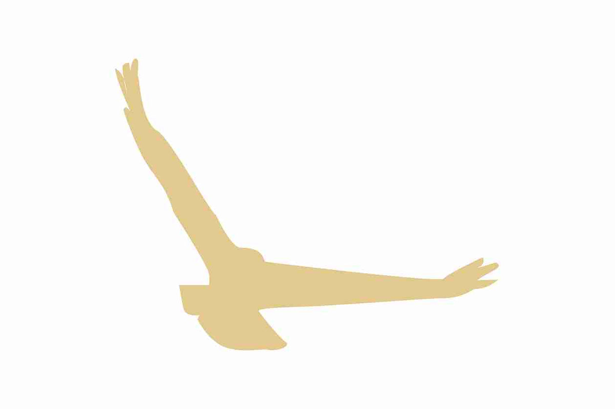 Autocollant de protection pour oiseaux 60–100 cm ES-VOG-140-GOG, or brillant, en plastique résistant aux intempéries.