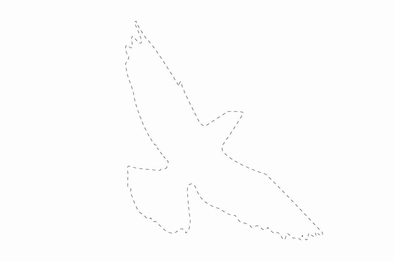 Autocollant de protection contre les oiseaux 10-50 cm ES-VOG-70-0, couleur blanche, en plastique résistant aux intempéries.