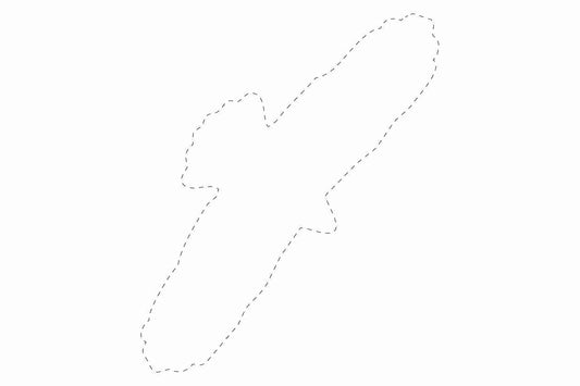 Autocollant de protection contre les oiseaux 60-100 cm ES-VOG-90-0, couleur blanche, en plastique résistant aux intempéries.