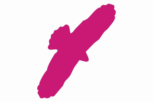 Autocollant de protection contre les oiseaux 10-50 cm ES-VOG-90-26, couleur magenta, en plastique résistant aux intempéries.