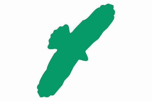 Autocollant de protection contre les oiseaux 60-100 cm ES-VOG-90-54, couleur vert foncé, en plastique résistant aux intempéries.