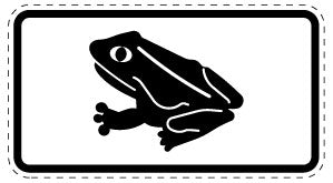 1 pièce de panneau de signalisation 20-70 cm F-Verk-1006-37