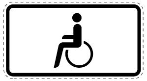 1 pièce de panneau de signalisation 20-70 cm F-Verk-1044-10