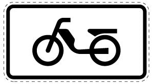 1 pièce de panneau de signalisation 2-15 cm F-Verk-1046-11