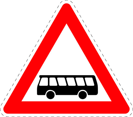 1 pièce panneau de signalisation "Autocars (bus)" 20–70 cm F-Verk-145